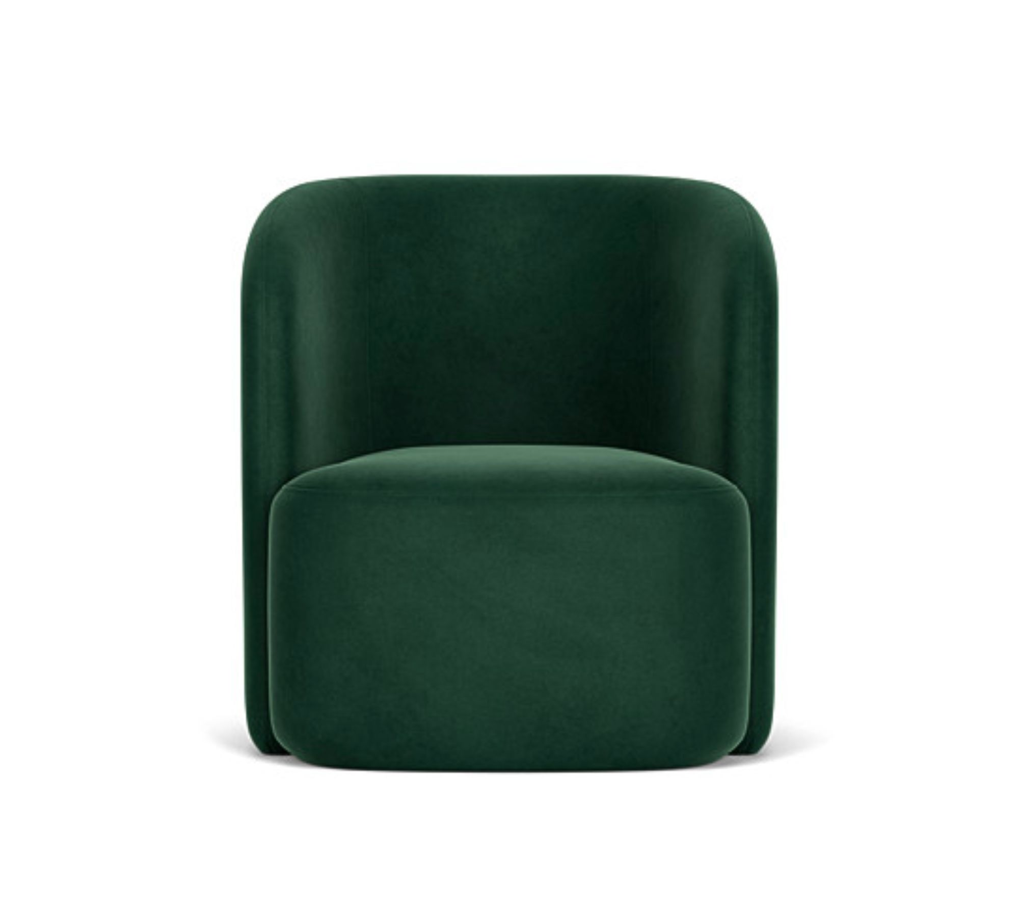 Blair Swivel Chair Velvet Lux Dark Green