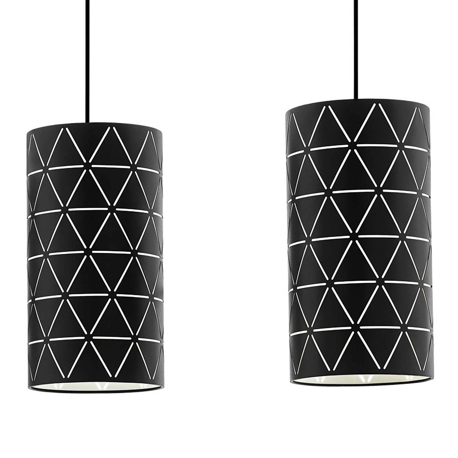 Ramon II Pendant Lamp Polystyrene Steel 3-light