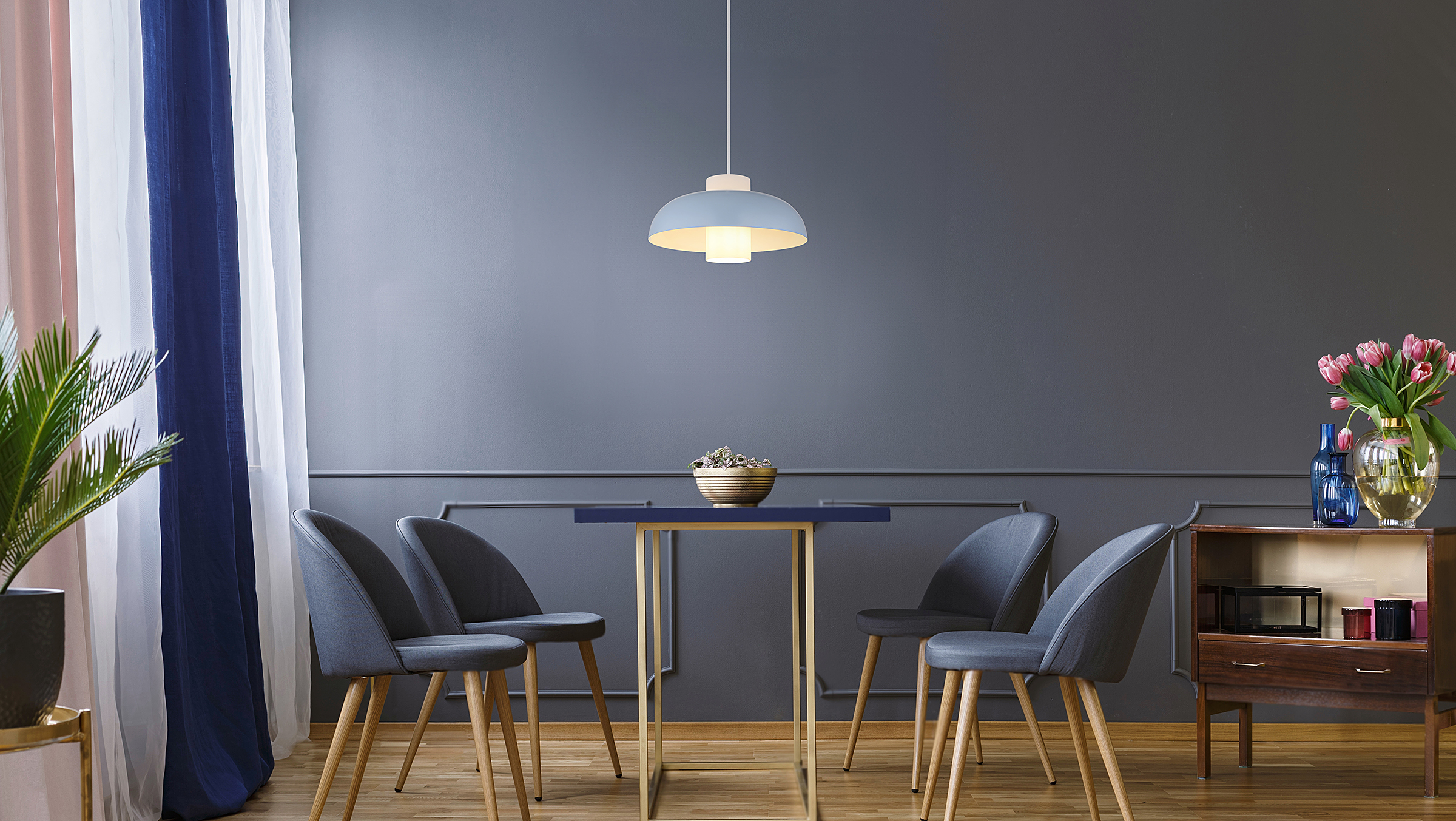 Lowe Pendant Lamp Iron 1-light