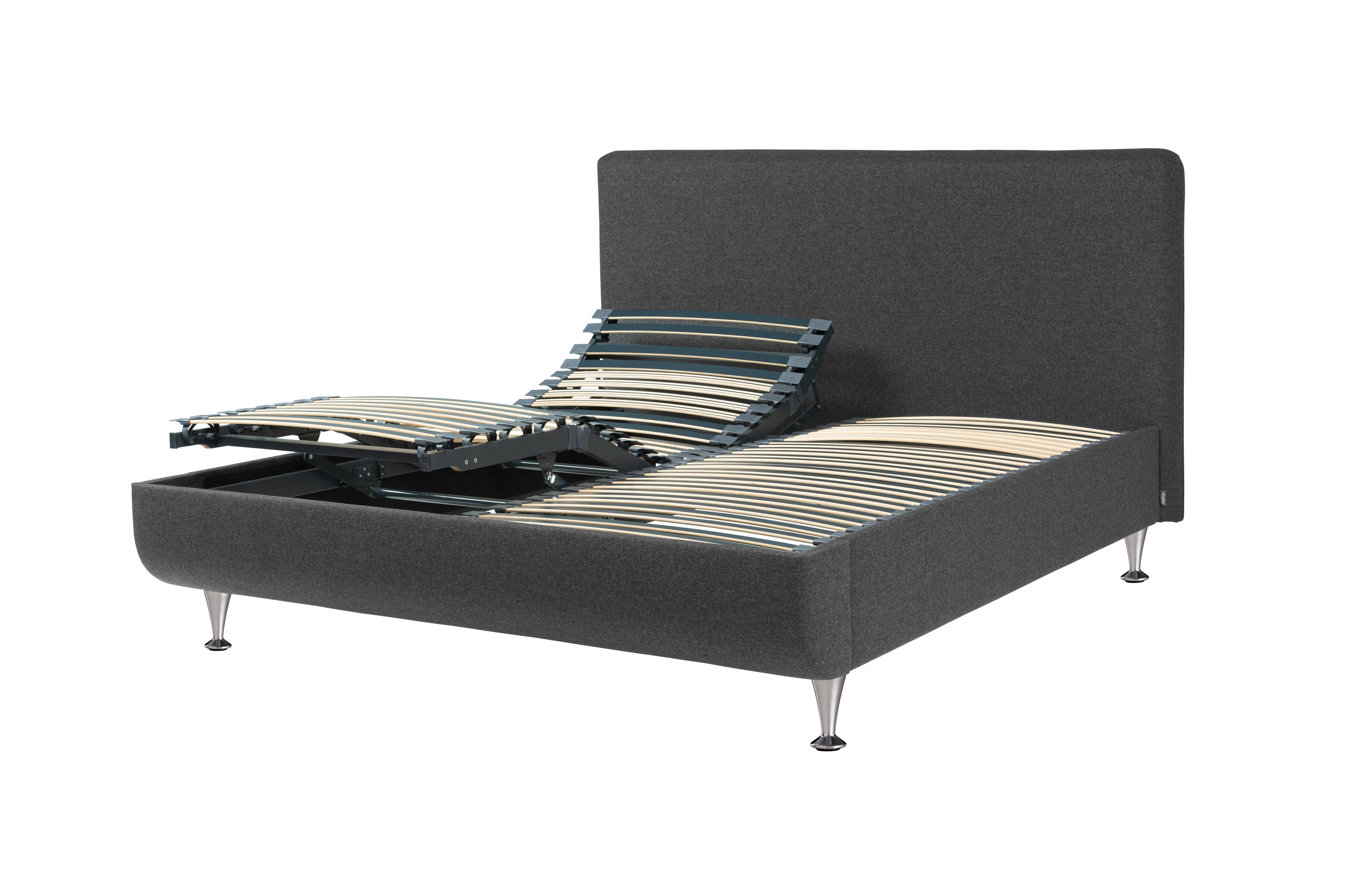 Arc™ Form Bett mit verstellbaren Rahmen Grau 180 x 200