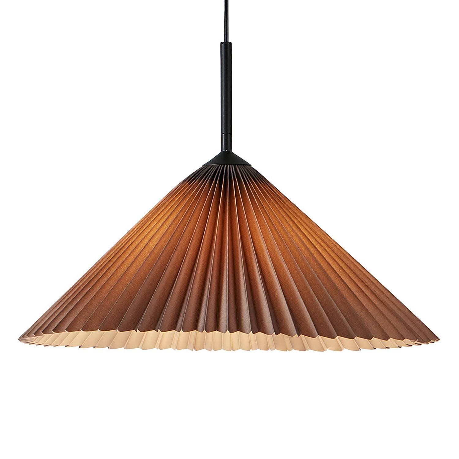 Pleated pendant lamp PVC 1-light