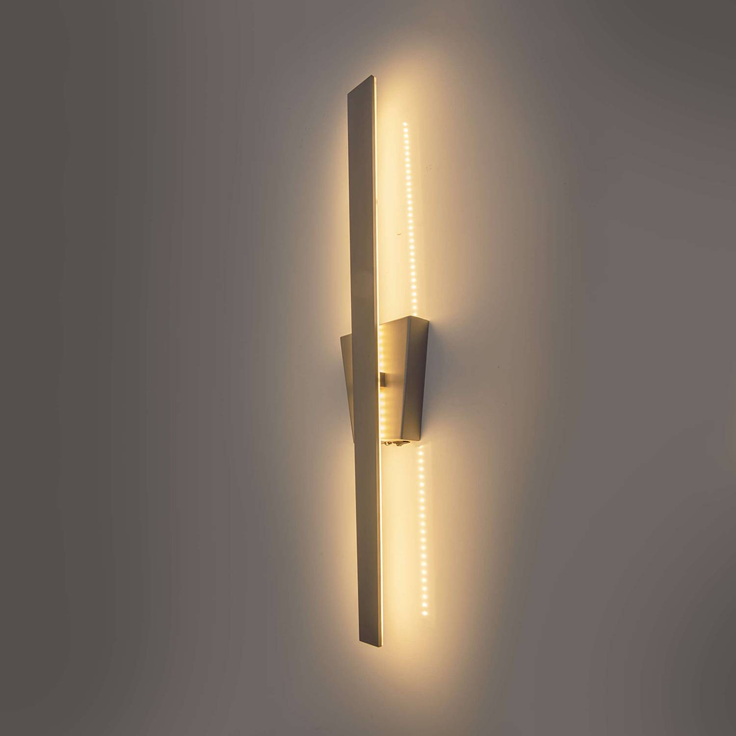 Trevor Wall Light Aluminum Acrylic Glass Silver