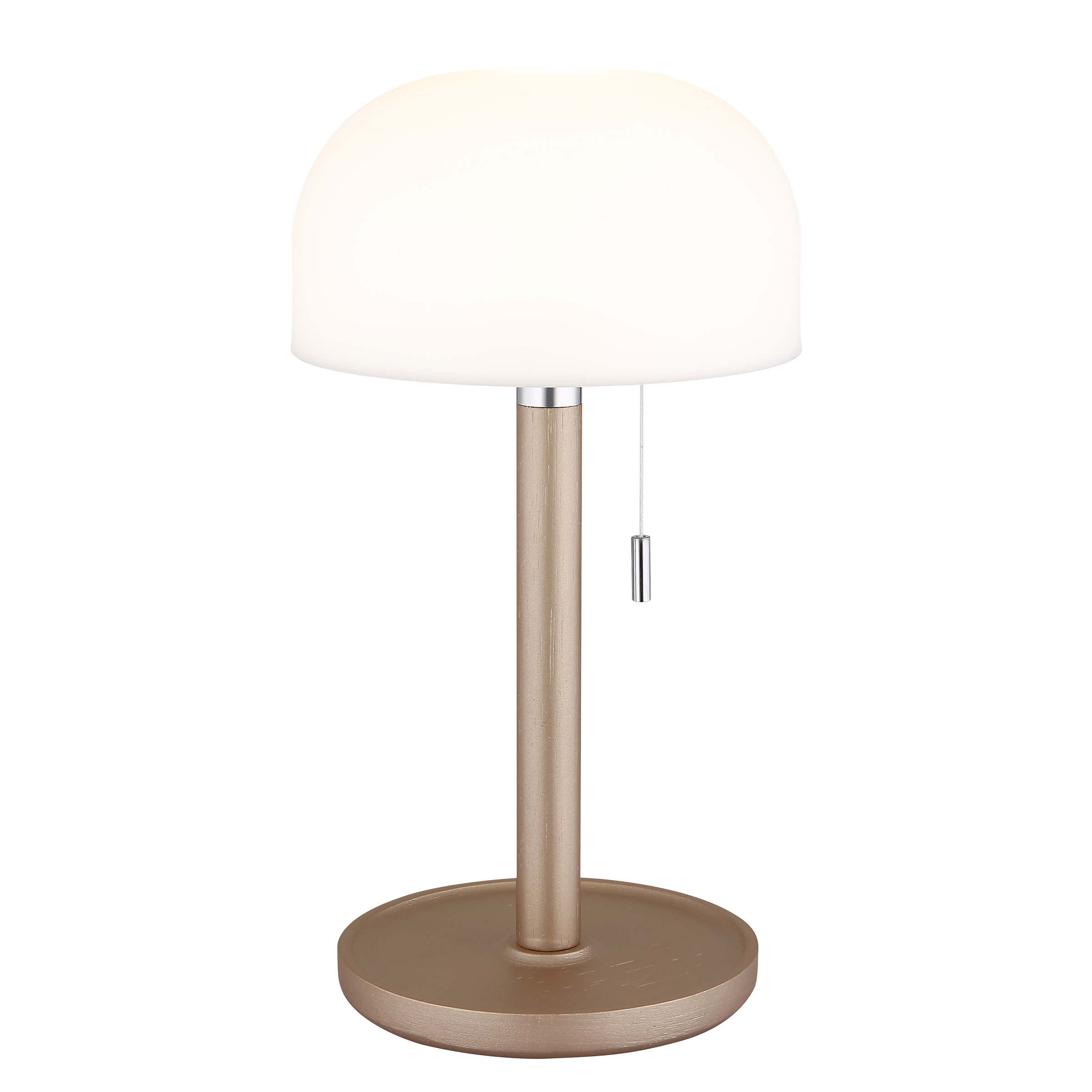 Norman LED table lamp Acrylic glass Bamboo 1-flame