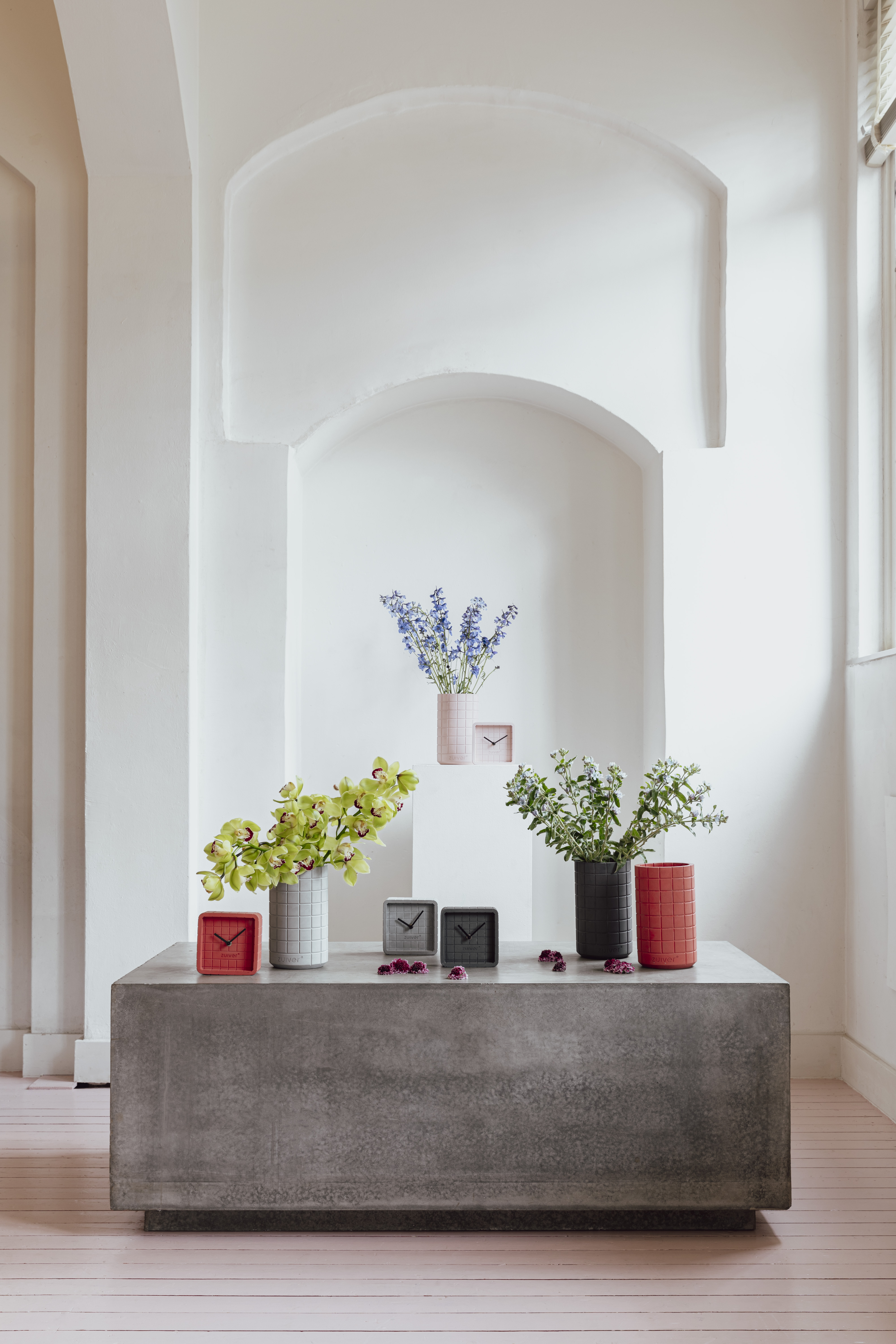 Fajen Vase Concrete Grey