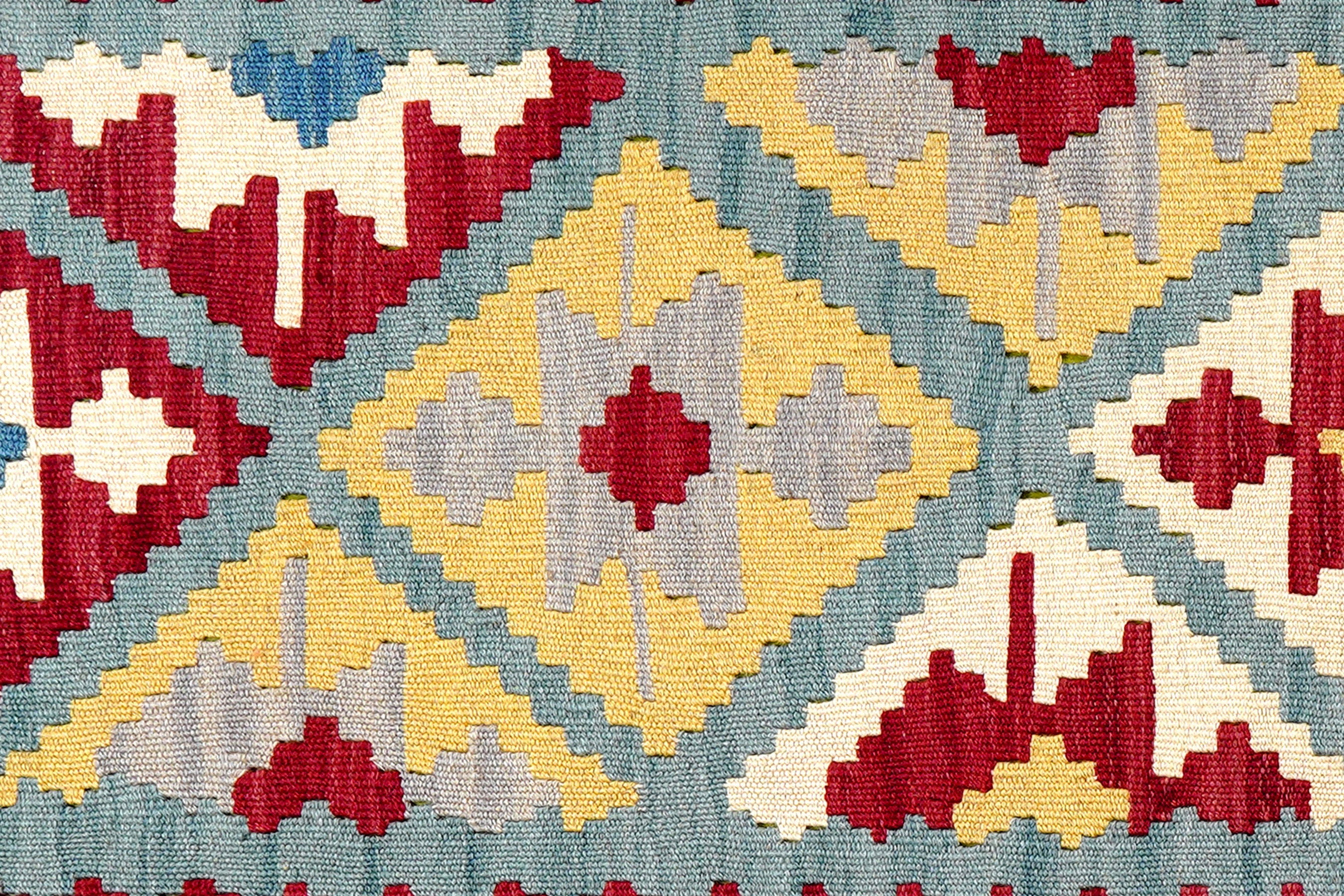 Kilim Gashgai Teppich Wolle Mehrfarbig