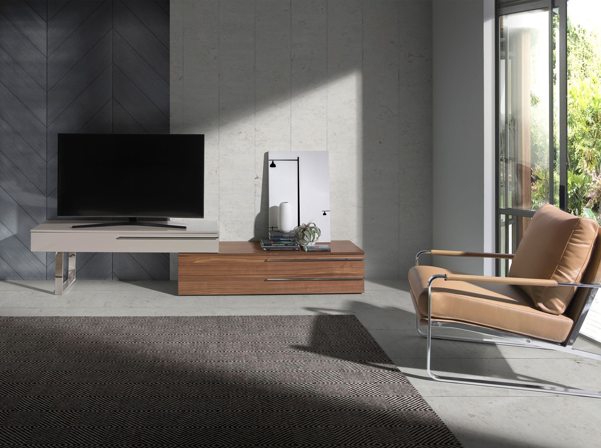 Armchair Faux Leather Grey