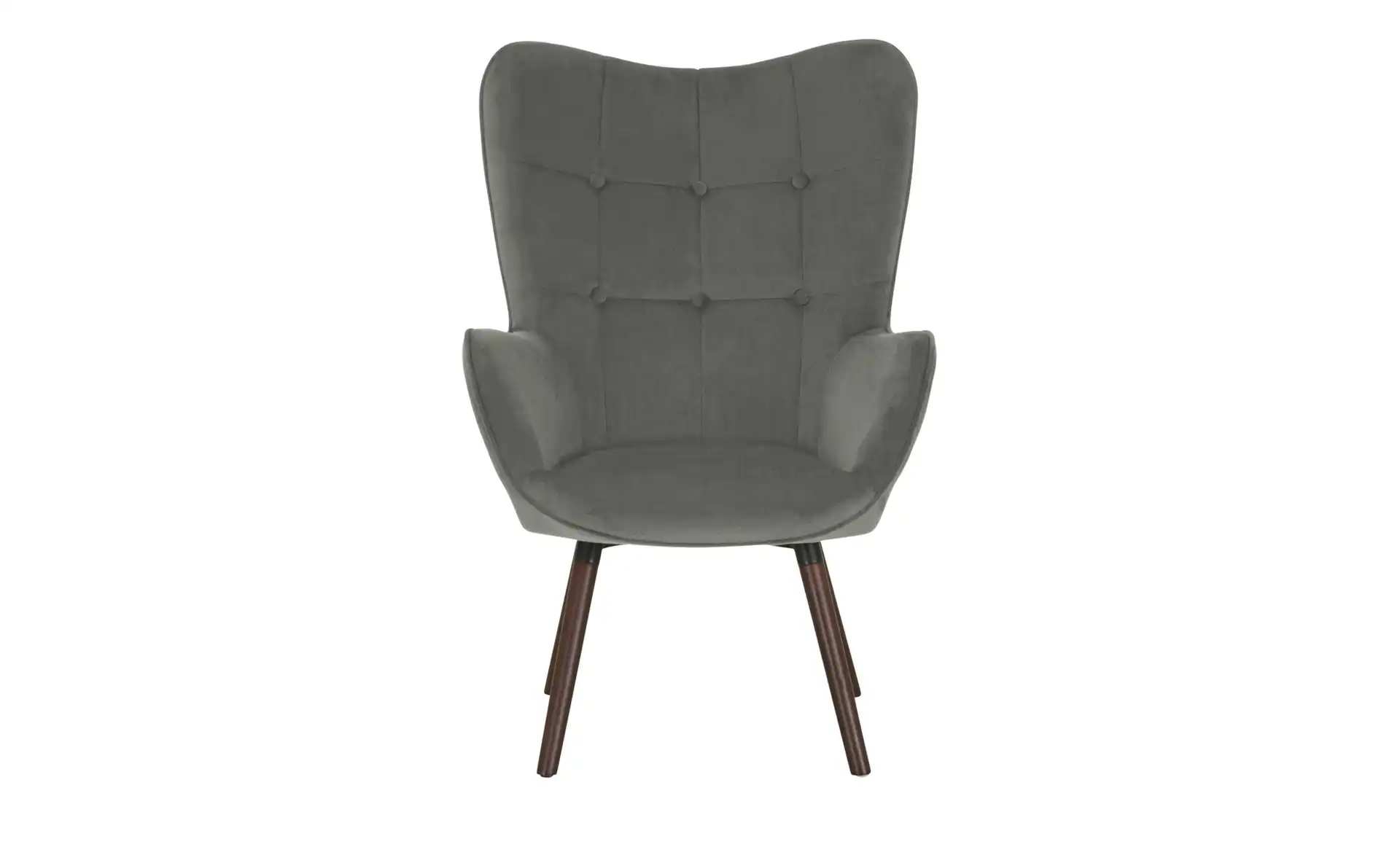 Bridget Armchair Velvet Solid Wood Purple