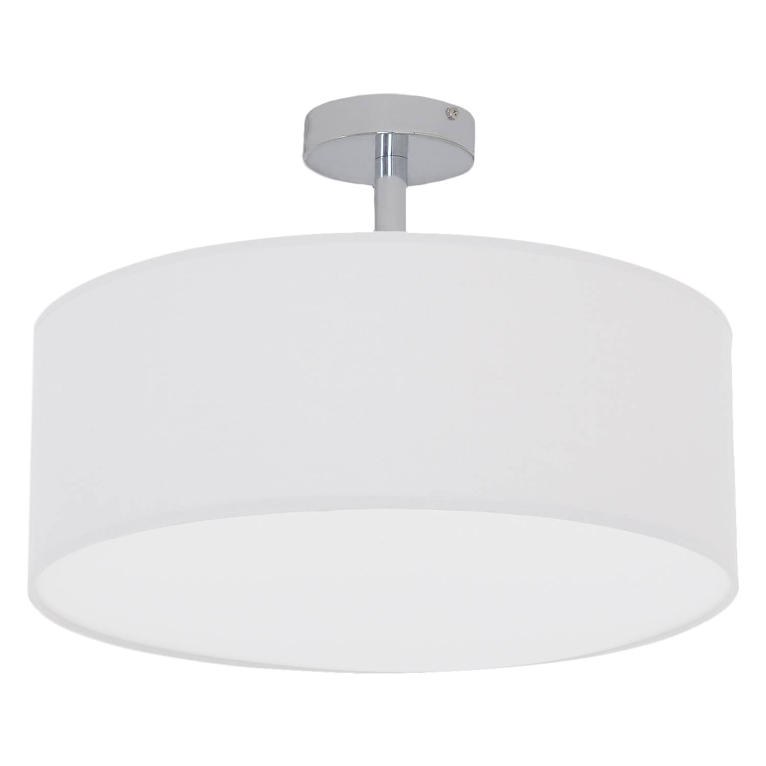 Ceiling light New York Fabric/Stainless steel 3-light White