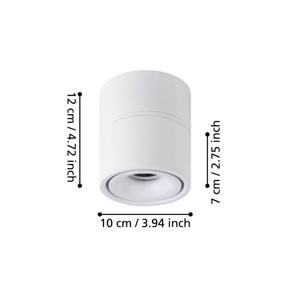 LED ceiling light Bohoyo, Polycarbonate, White