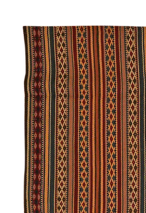Tappeto Kilim Gashgai marrone