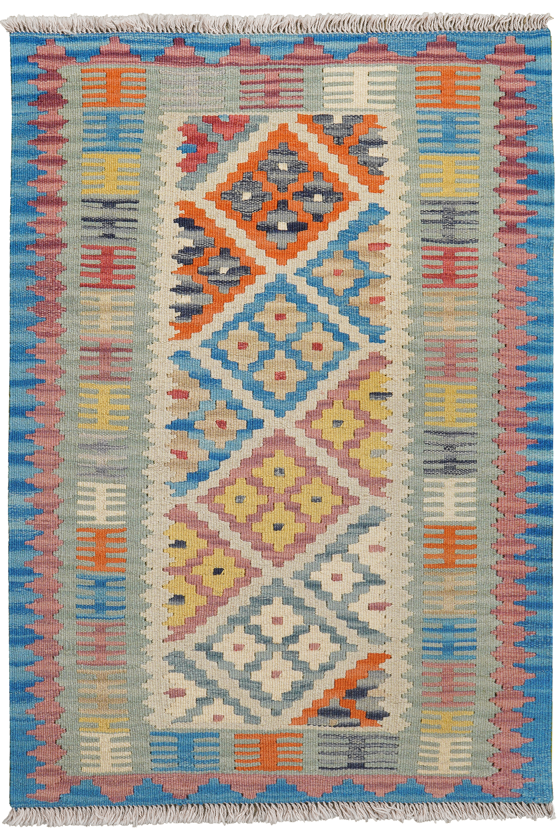 Tappeto Kilim Gashgai multicolore
