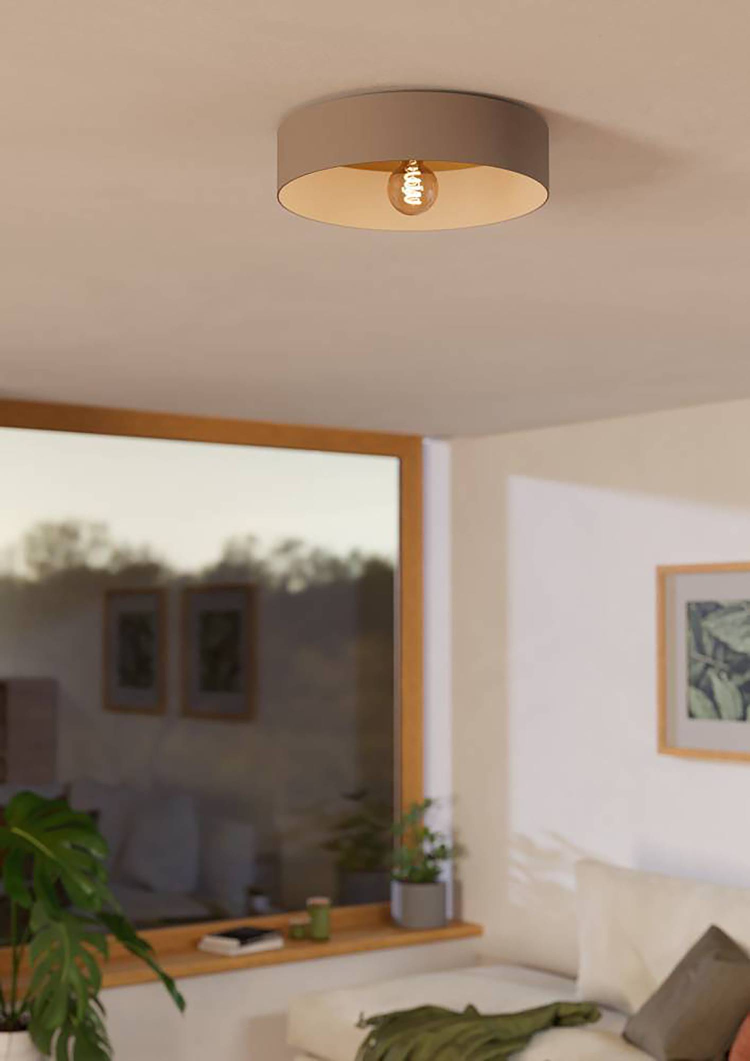Duaia Ceiling Light Steel 1-light
