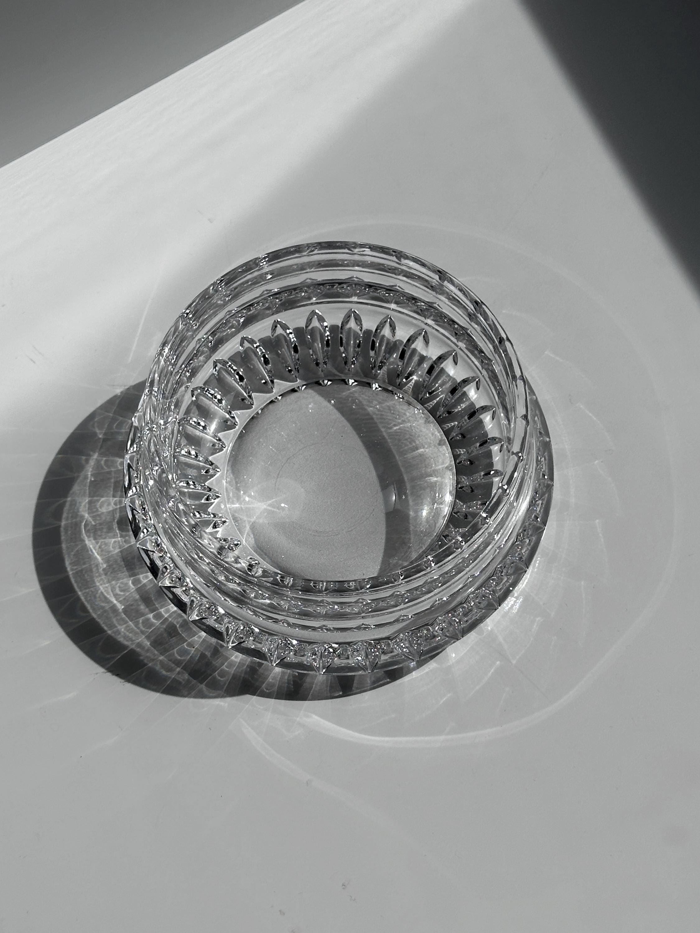 Vintage bowl crystal glass 1960s