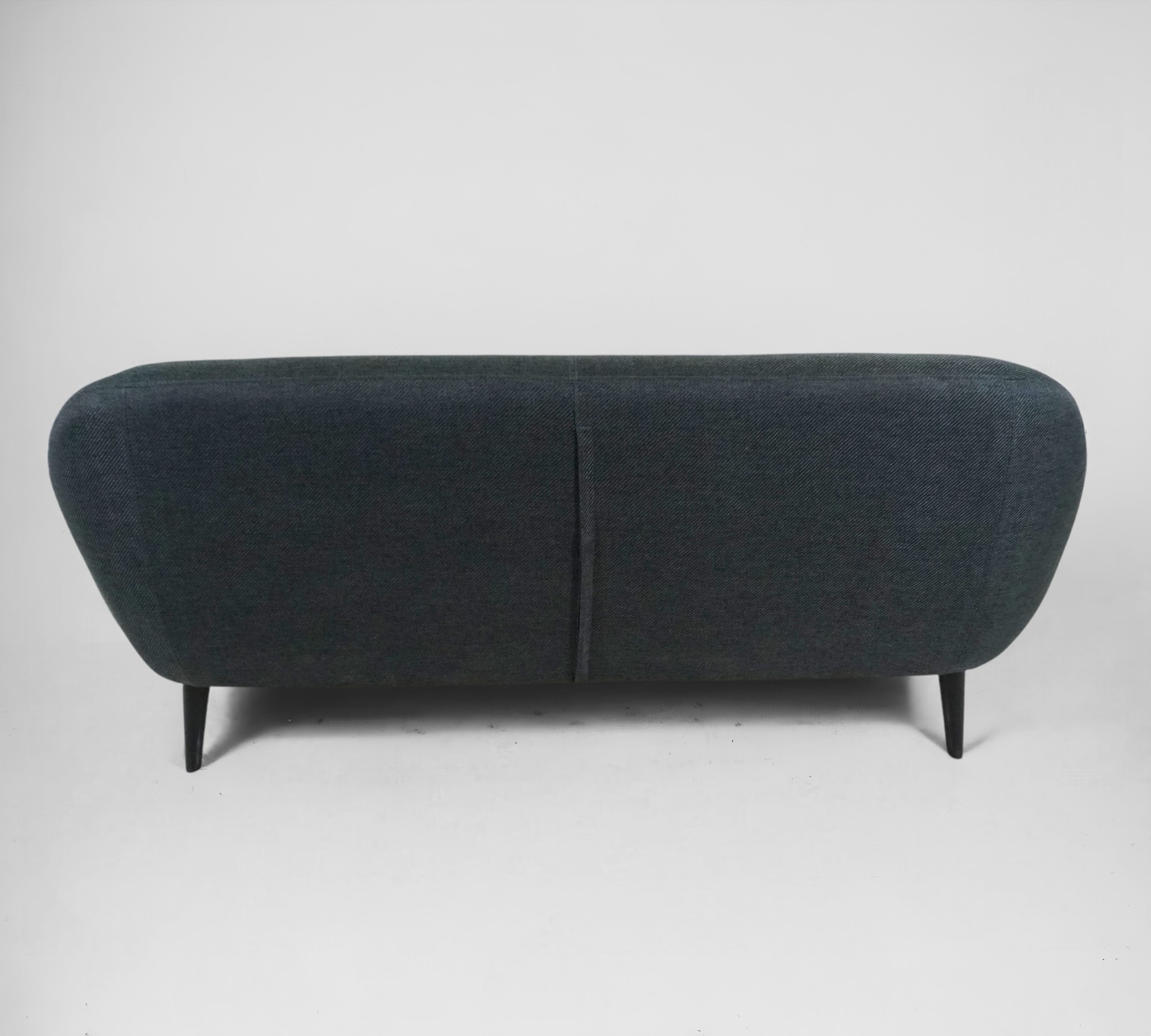 Ritchie Sofa 3-Sitzer Textil Anthrazit Farbige Knöpfe