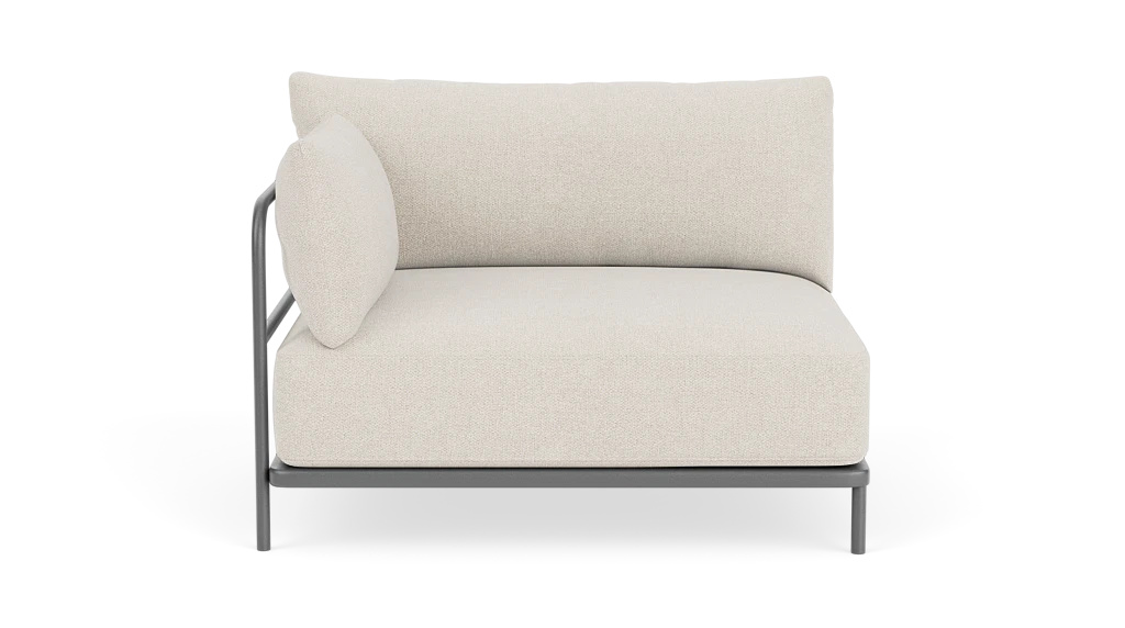 Vincent Outdoor 1-Seater Module Left Martinique
