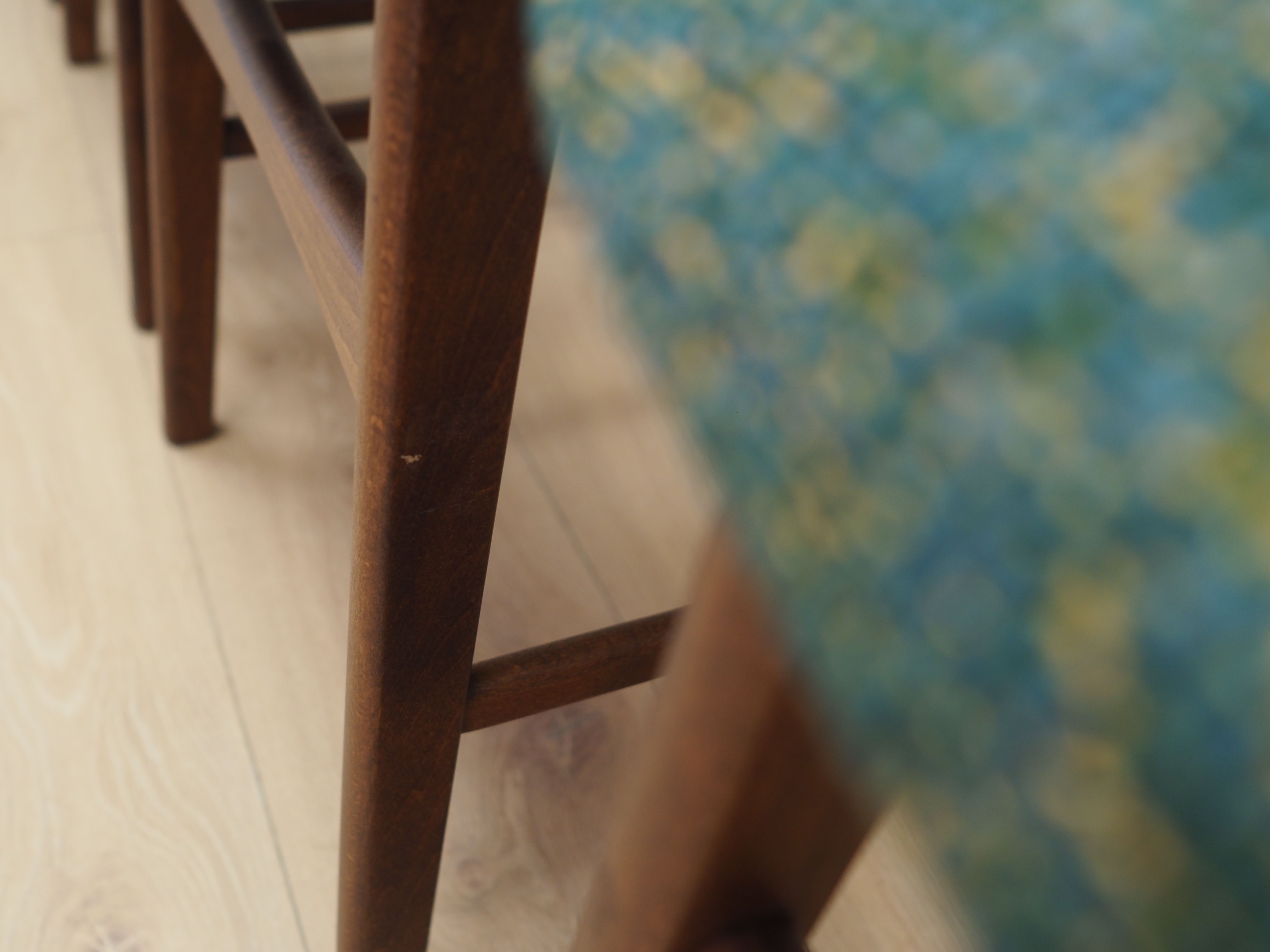 4x Dining chair teak 1970s