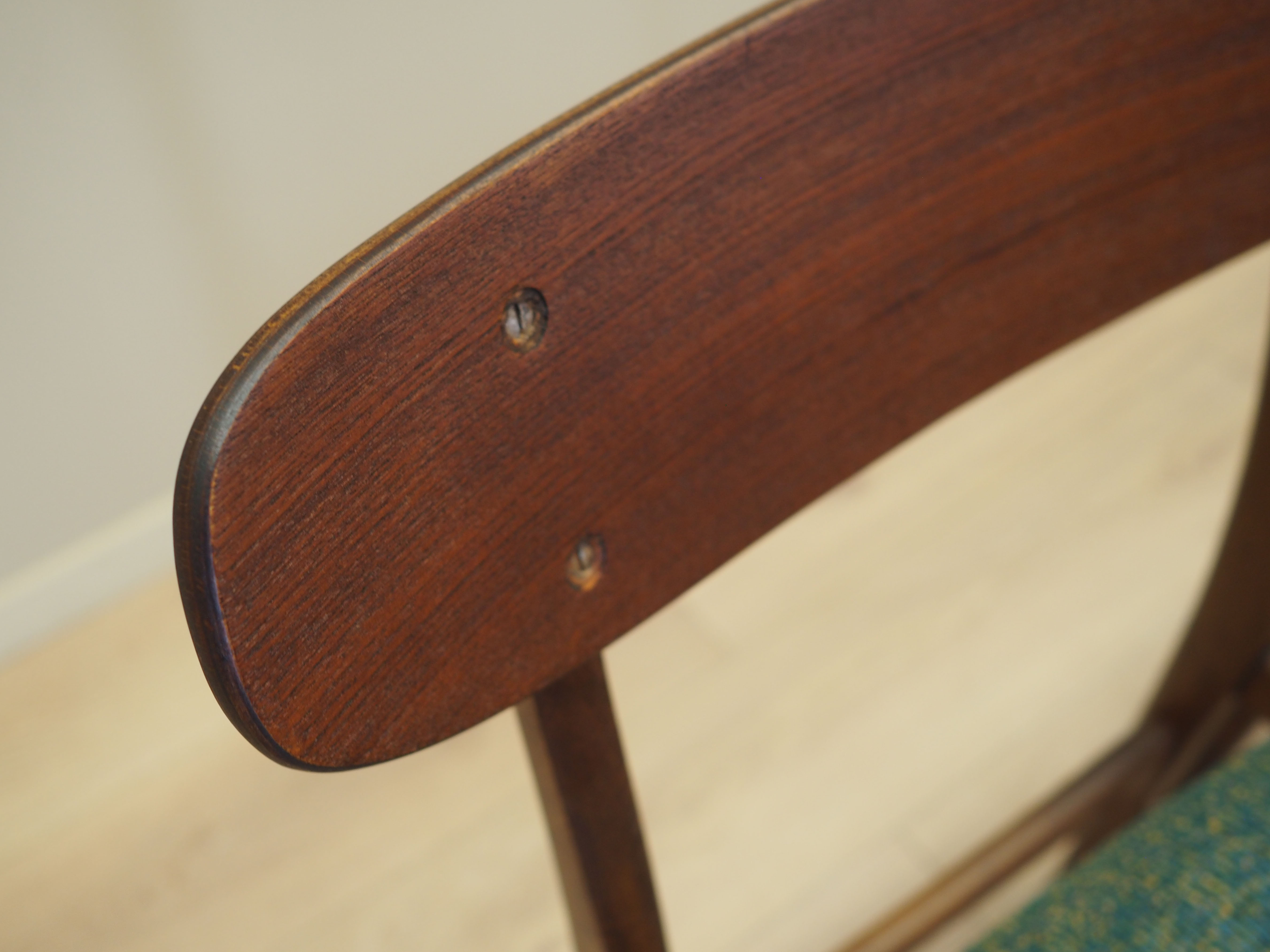 4x Sedia da pranzo in legno di teak anni '70