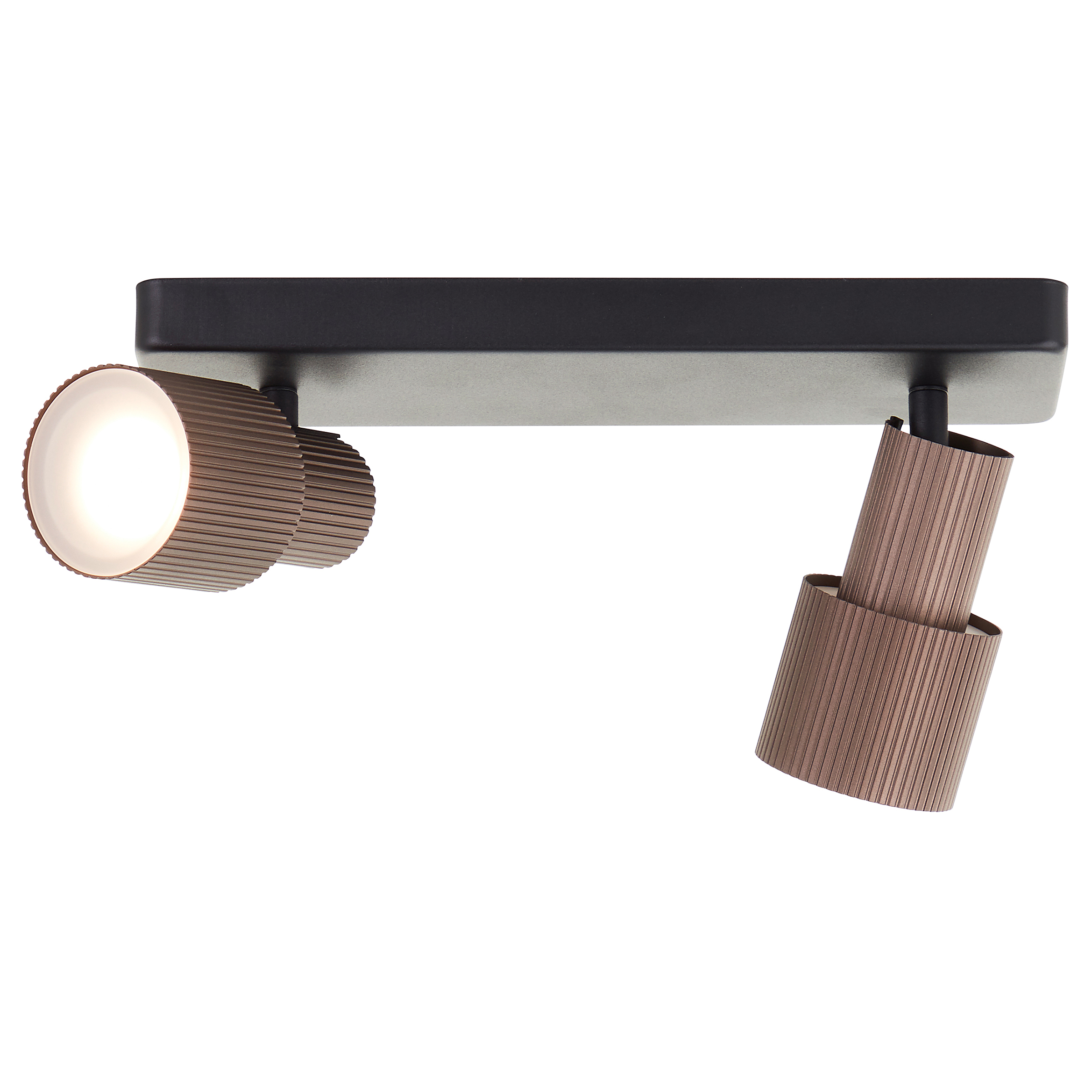 LED ceiling light Cadiz Aluminum Black