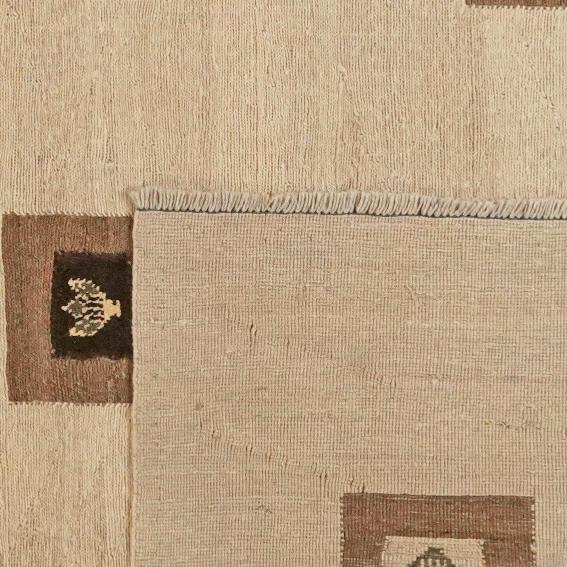 Kilim Gashgai Teppich Hellbraun