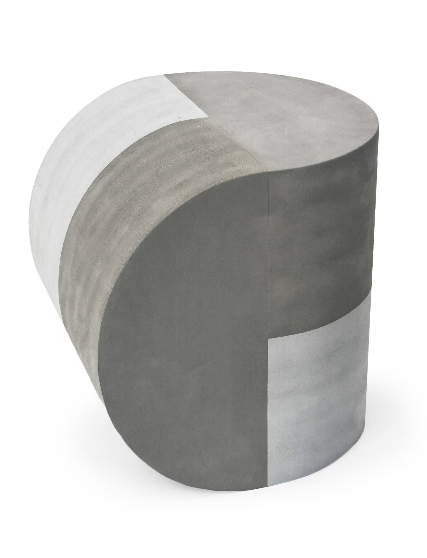 Wave XL Hocker Grau
