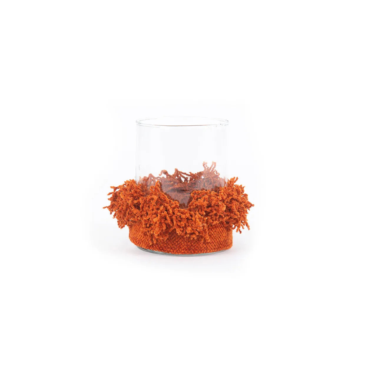Oh My Gee Candle Holder Velvet Glass