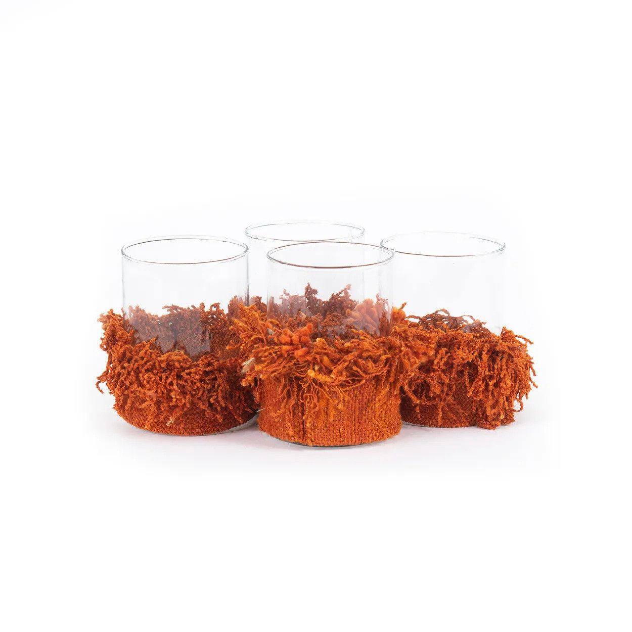 Oh My Gee Candle Holder Velvet Glass