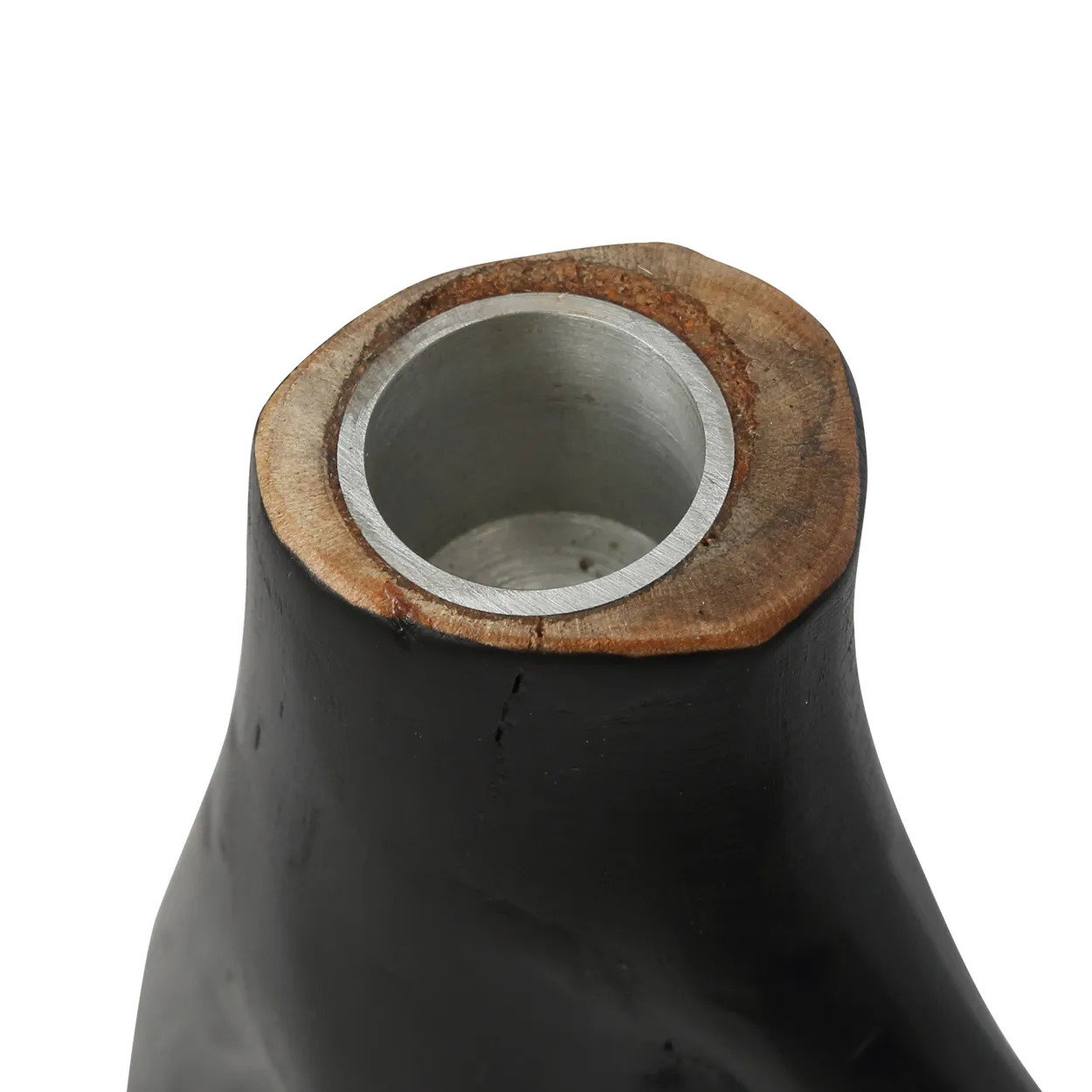 Triple Twig Candle Holder Black