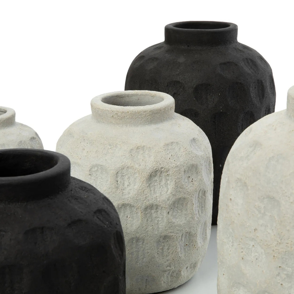 Trendy Vase Grau