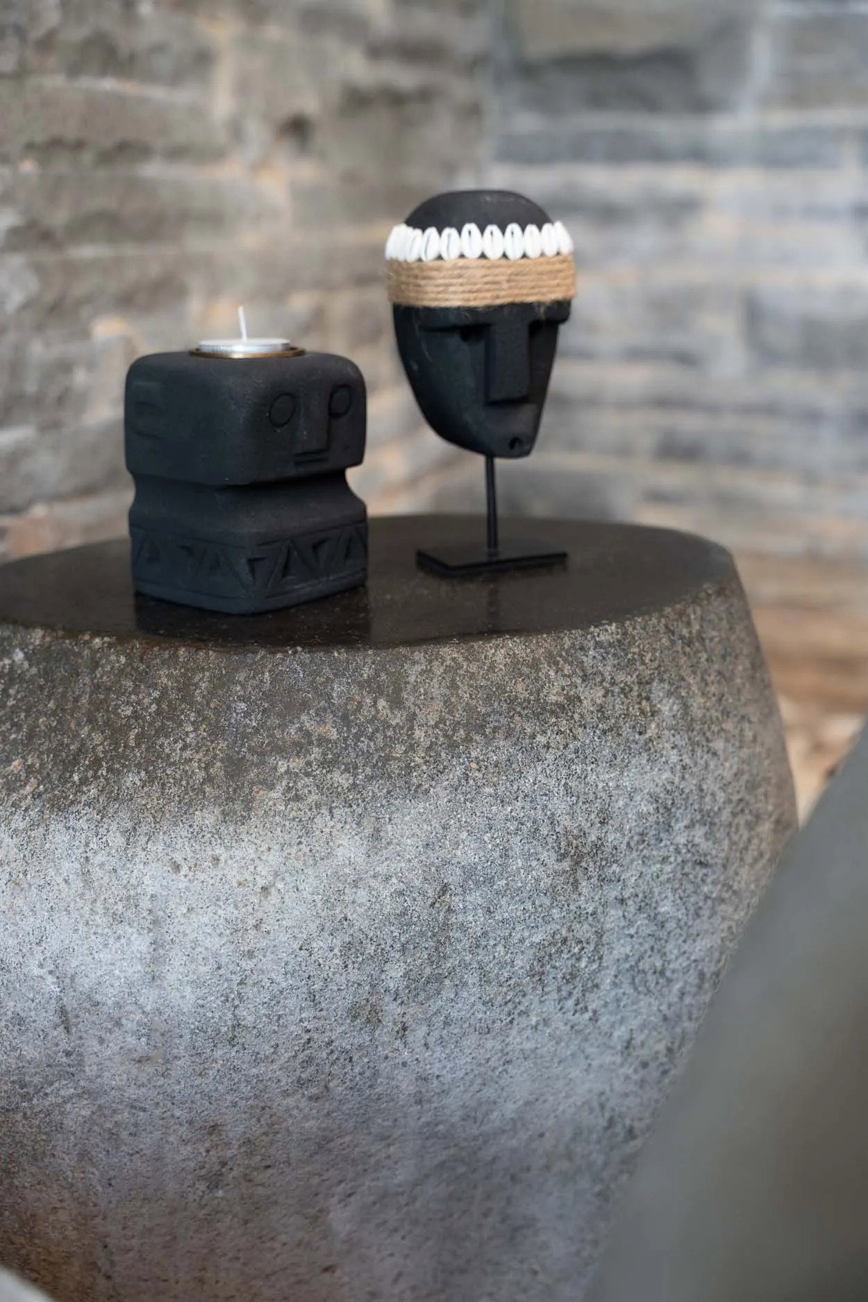 Sumba Stone #26 Kerzenhalter