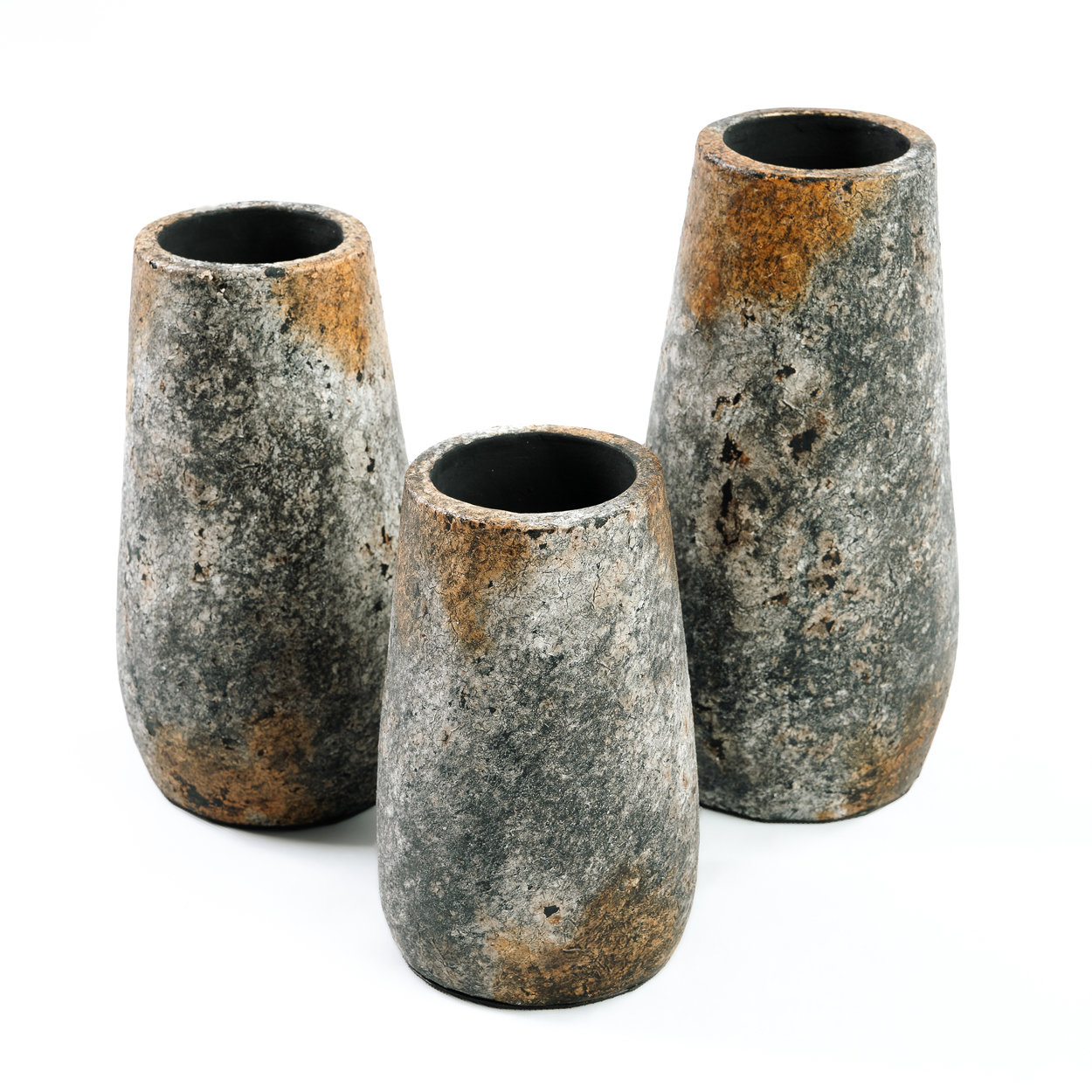 Spooky Vase Keramik Grau