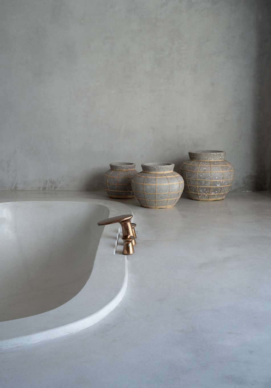 Belly Vase Beton Natur