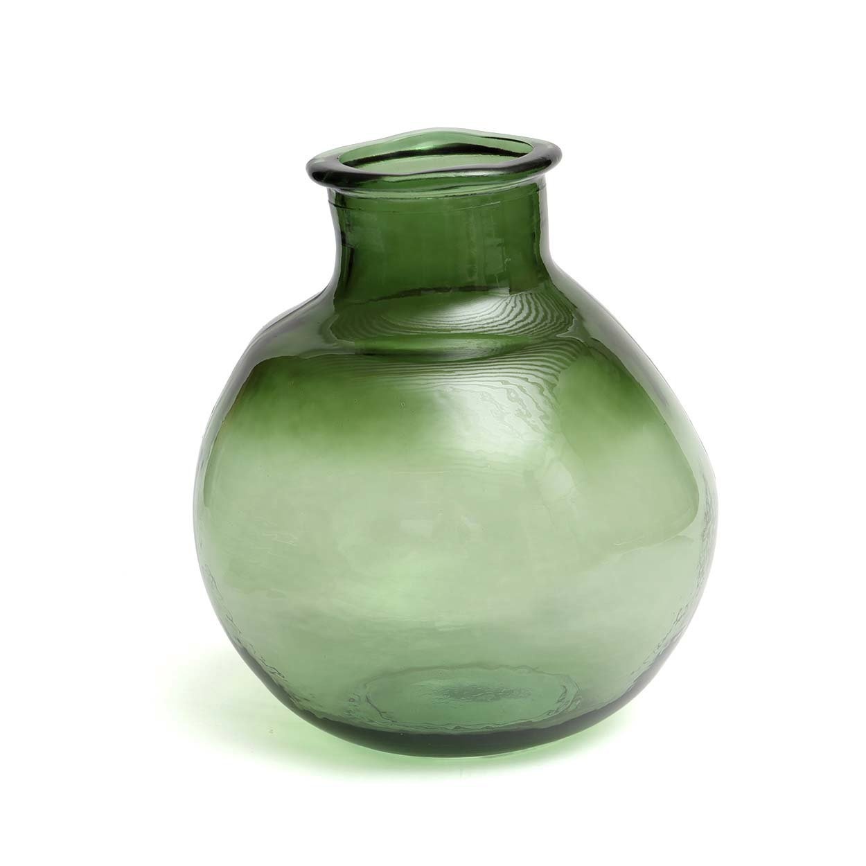 Yugang Vase Glass Green