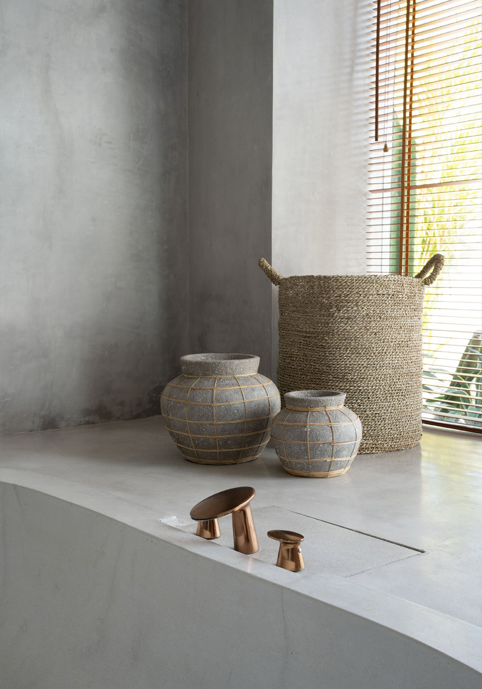 Belly Vase Concrete Nature
