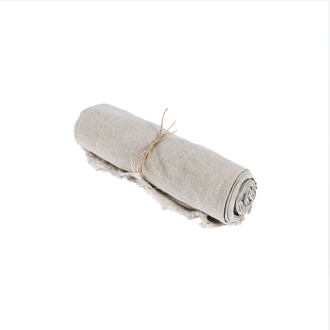 Tovaglia in lino beige 150x150cm