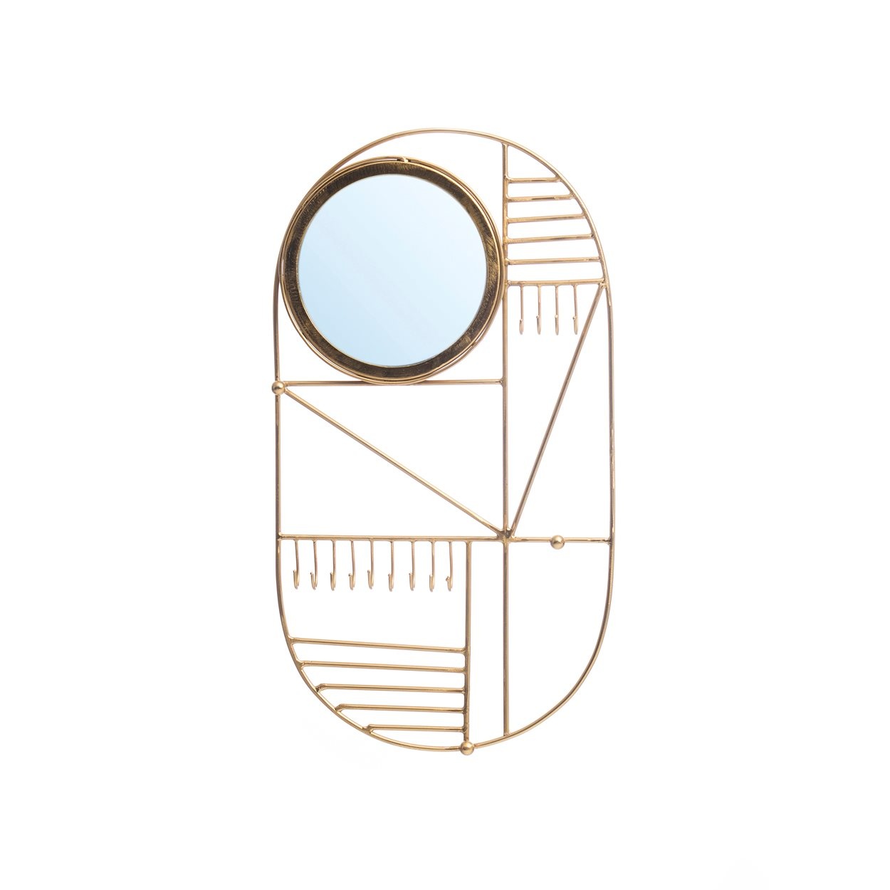 Do I Look Pretty Wall hanging with mirror brass