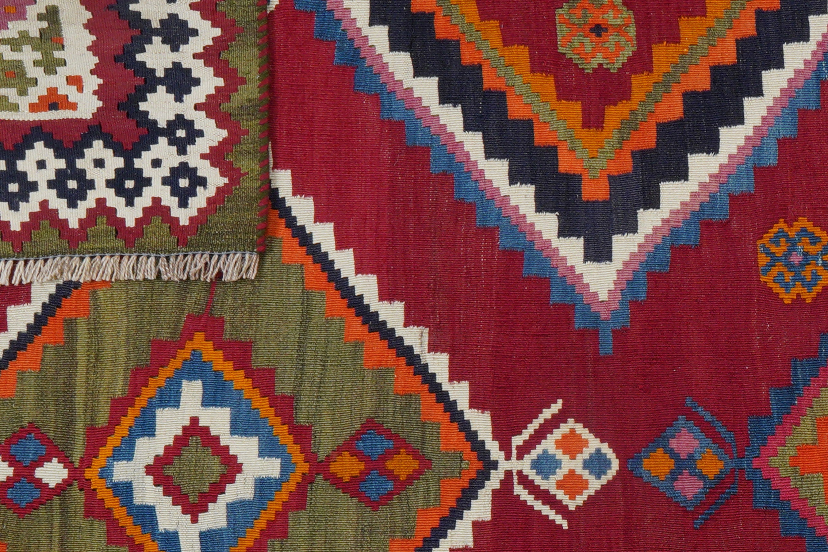 Kilim Gashgai Tappeto Multicolore