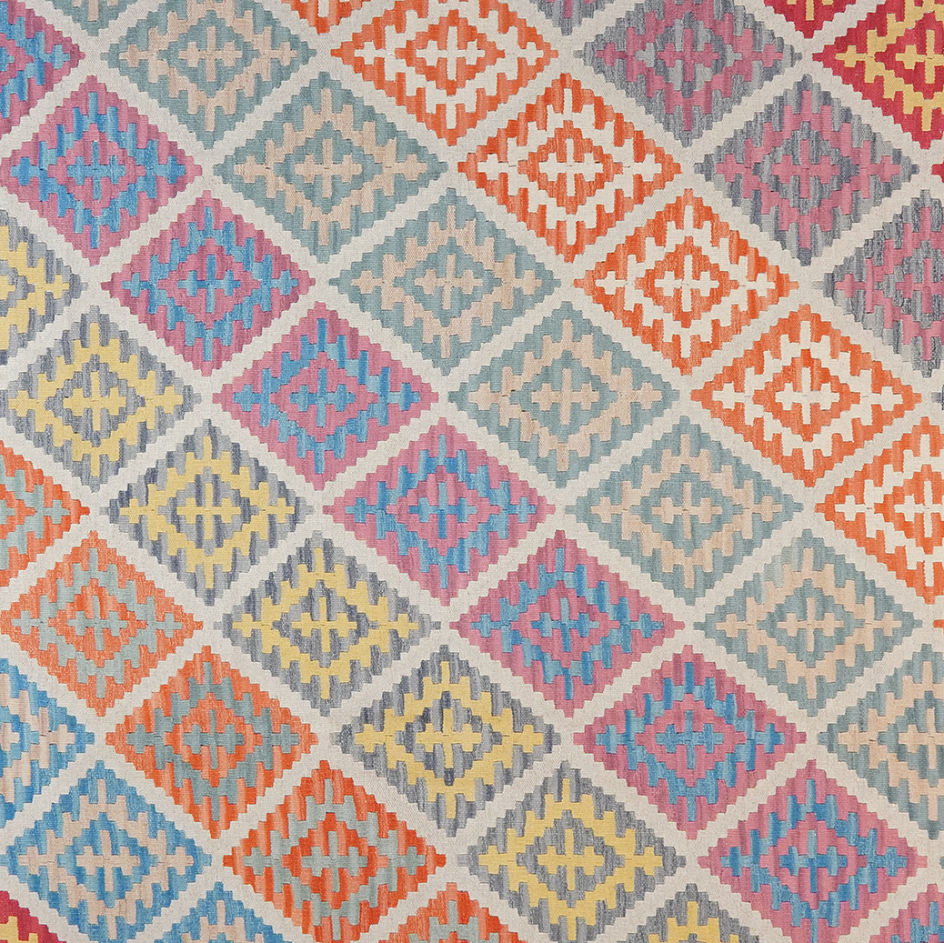 Kilim Gashgai Teppich Mehrfarbig