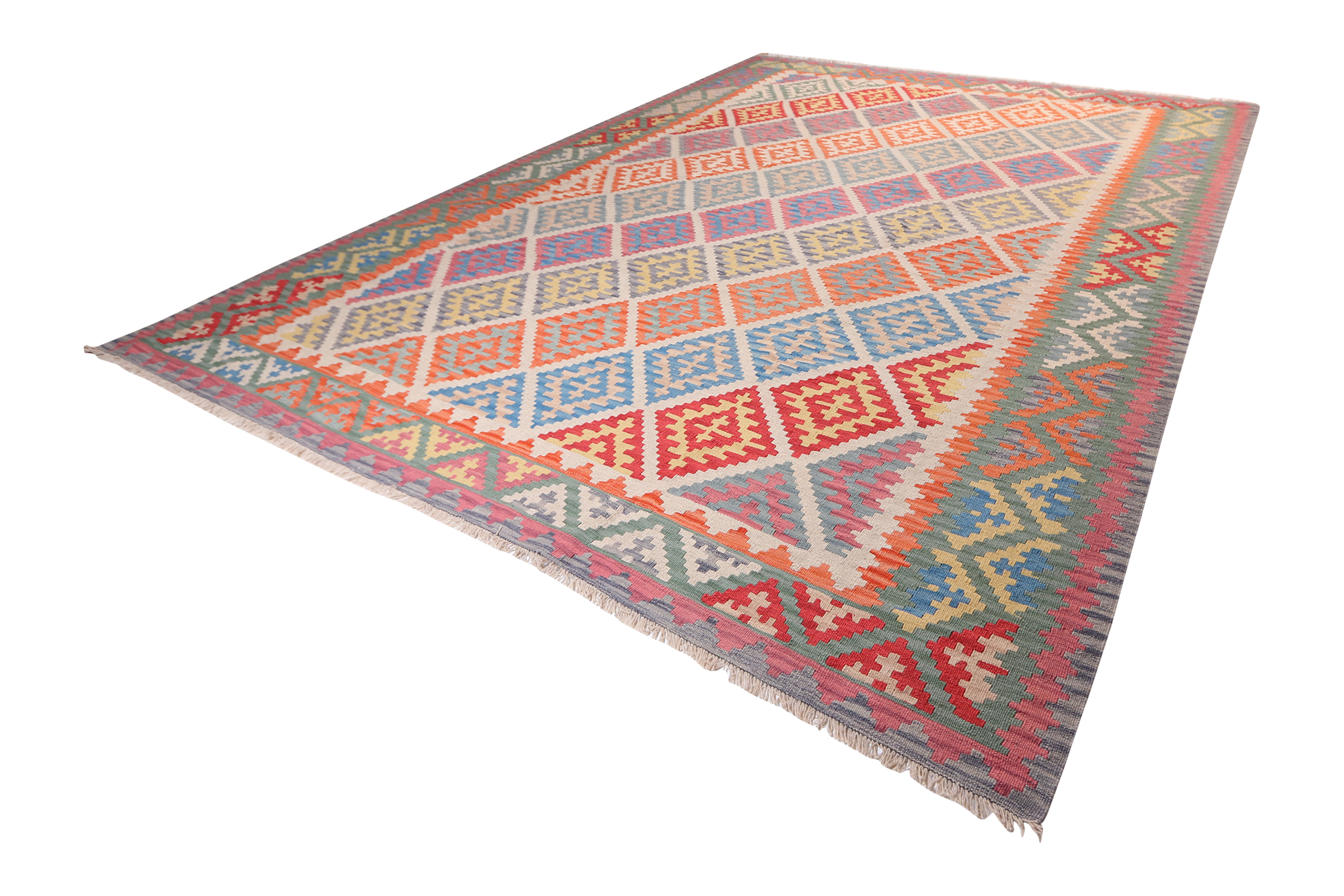 Kilim Gashgai Teppich Mehrfarbig