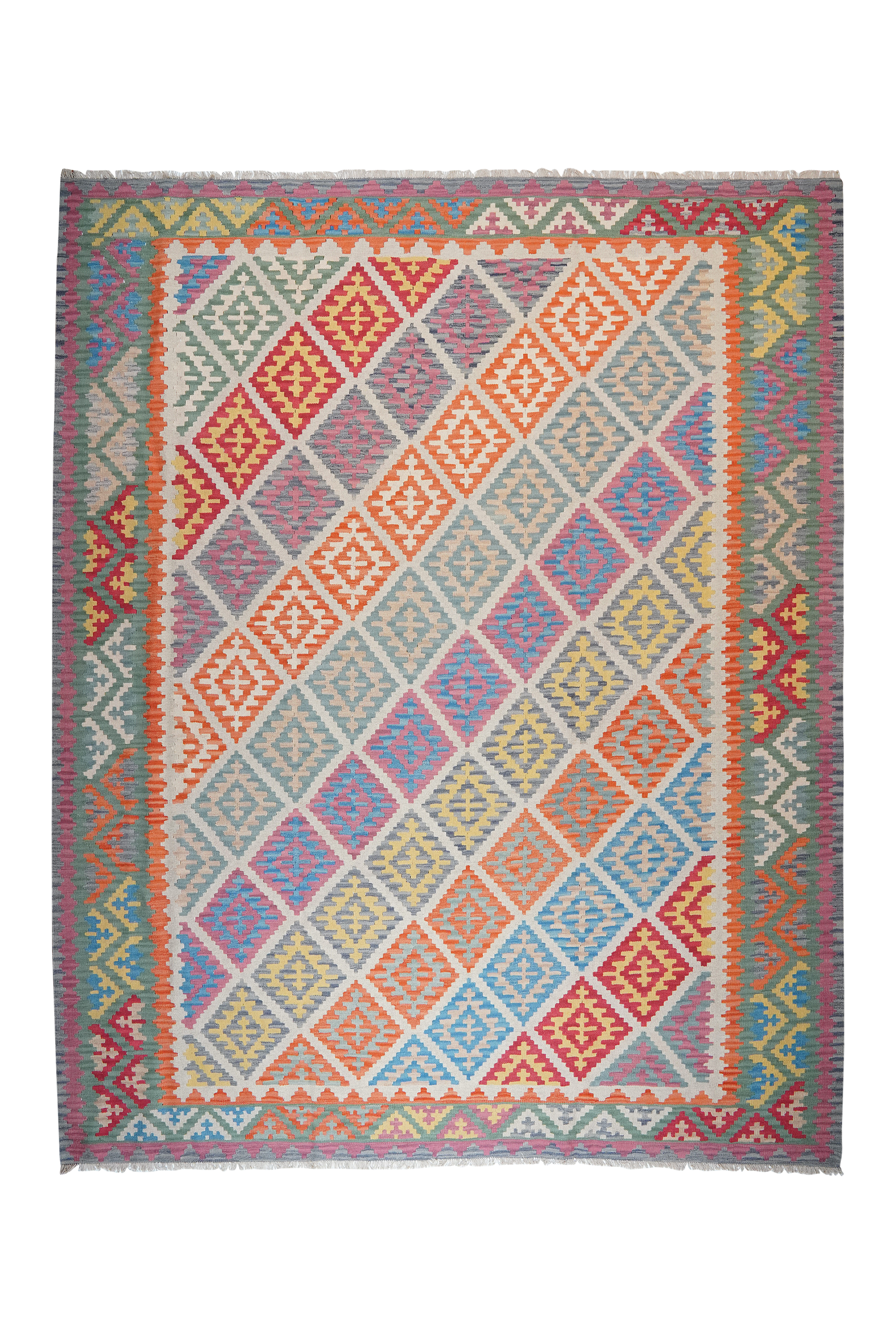 Kilim Gashgai Teppich Mehrfarbig