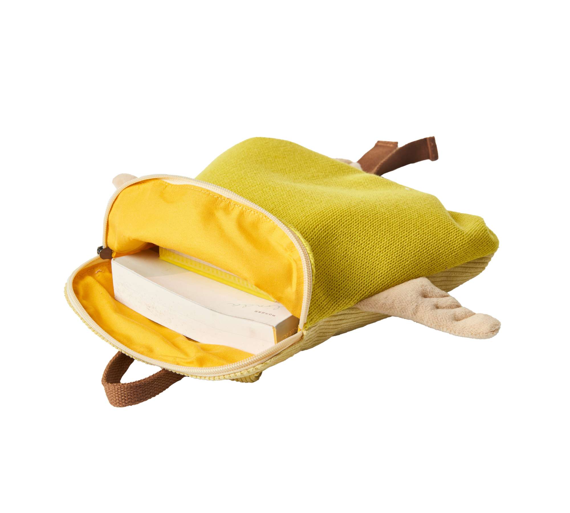 Chick backpack cotton yellow