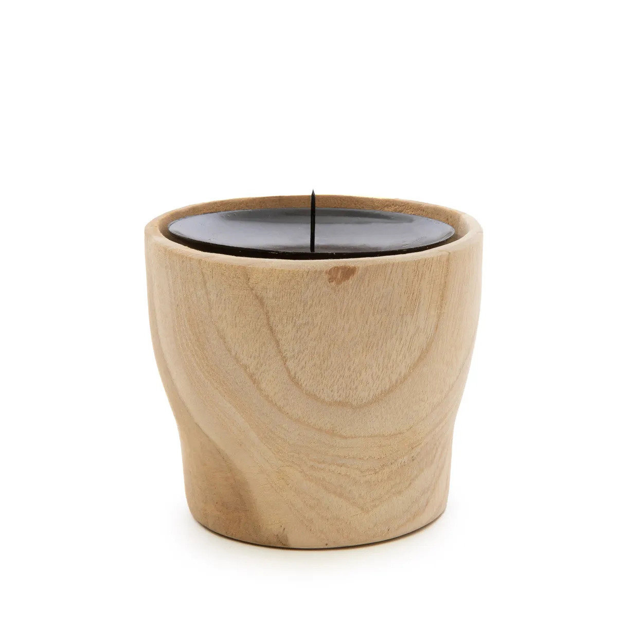 Candle Pin Candle Holder Wood