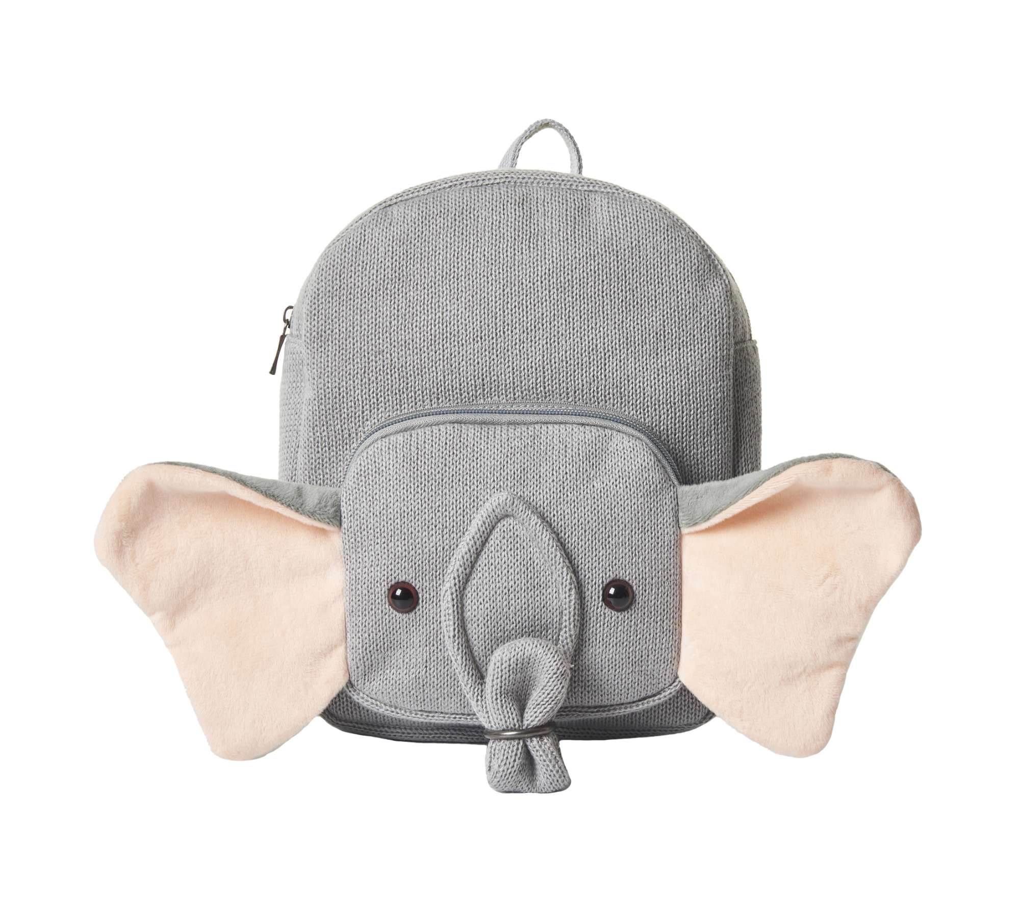Elephant Backpack Cotton Grey