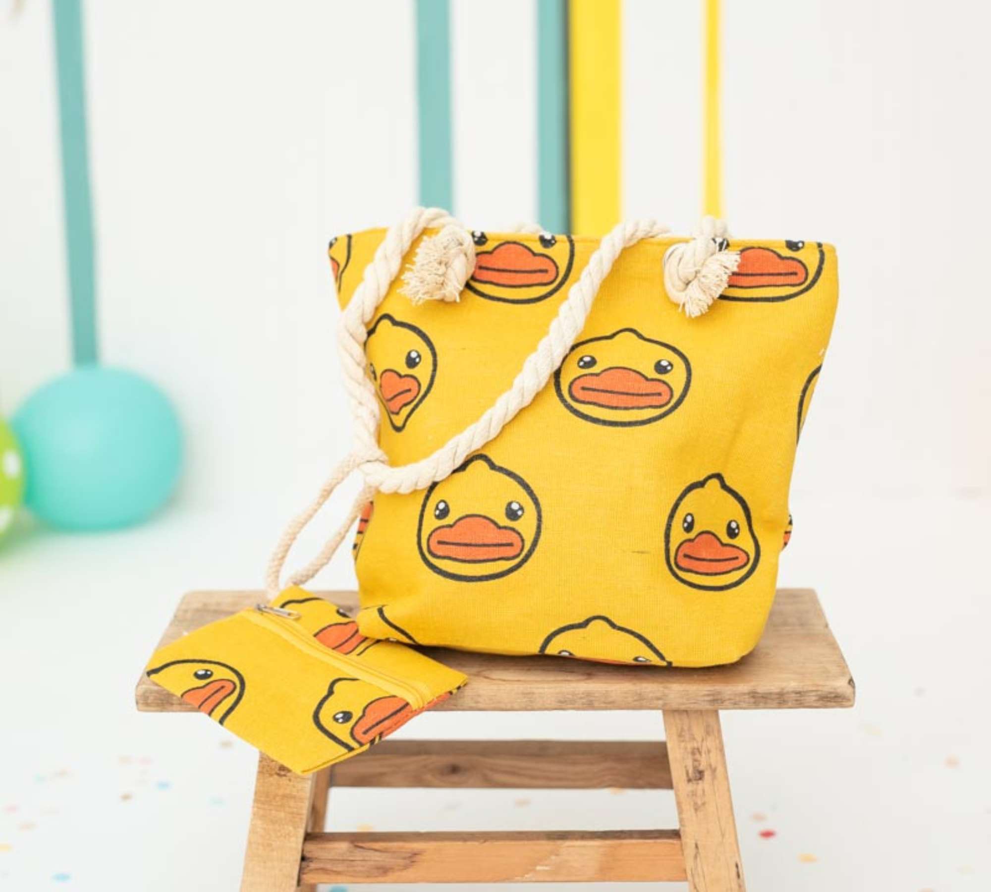 Duck Summer Bag Textile Yellow