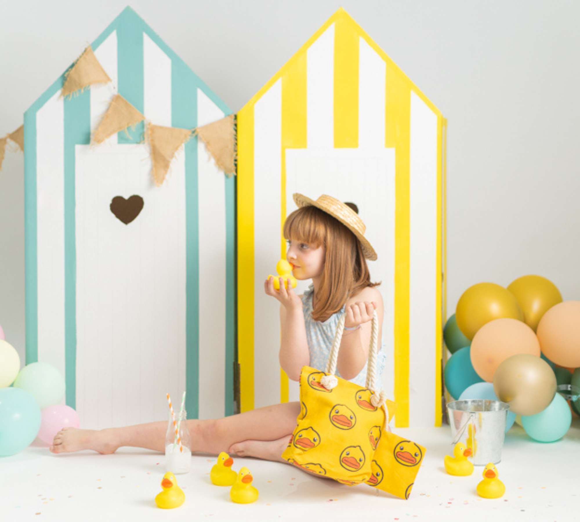 Duck Summer Bag Textile Yellow