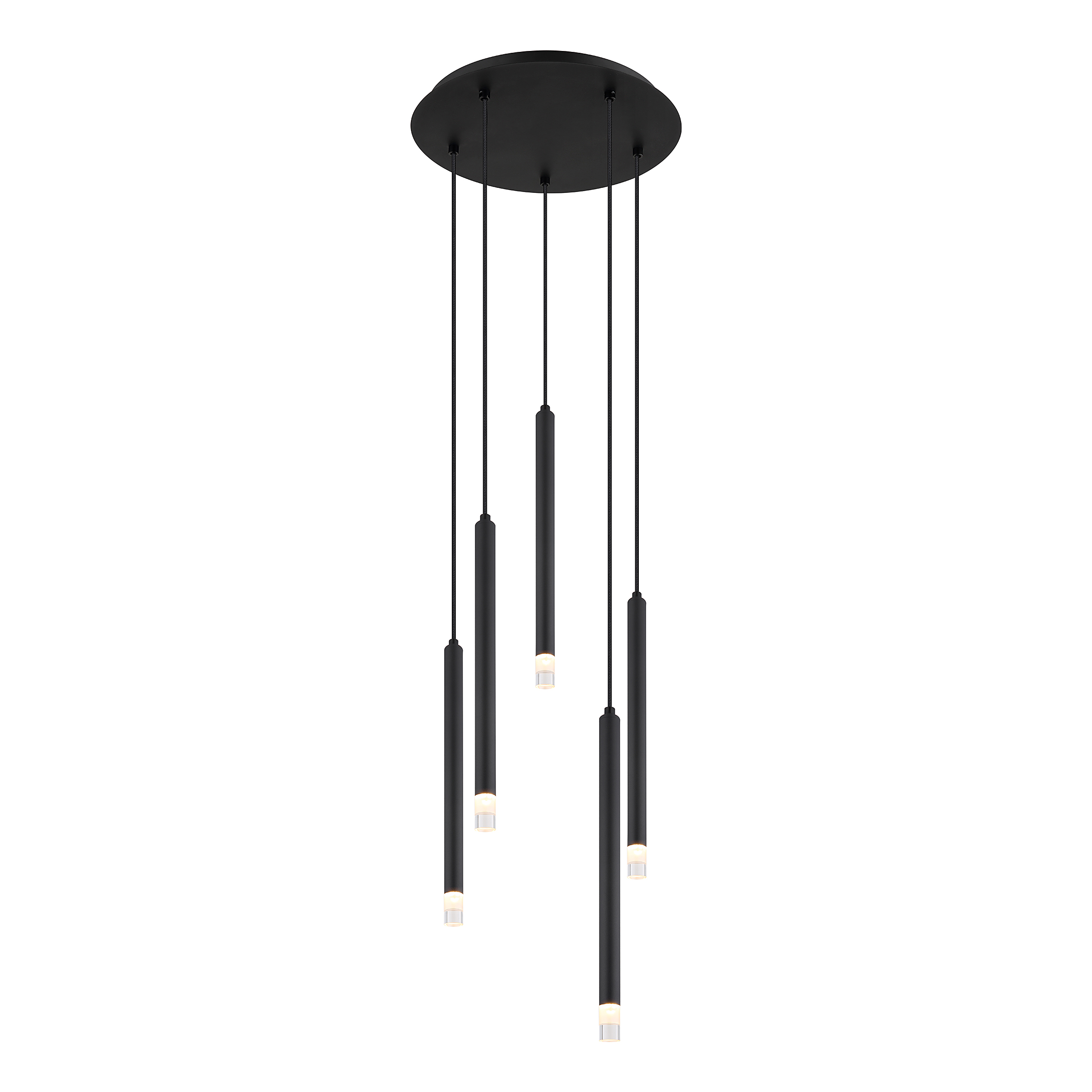 Blake Type A Pendant Light Acrylic Glass Iron 5-light