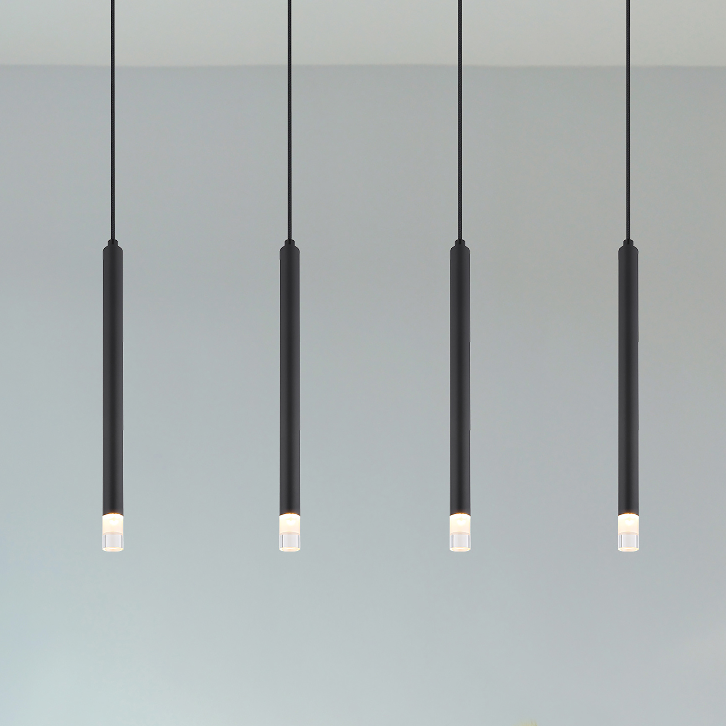 Blake Type A Pendant Light Acrylic Glass Iron 5-light