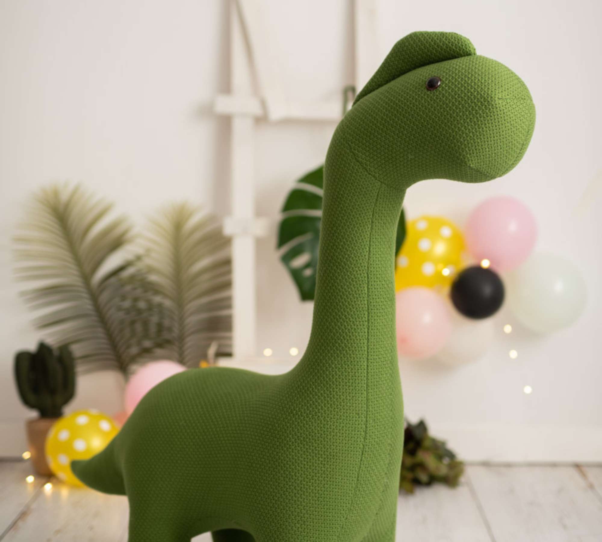 Dino Maxi plush toy Cotton Wood Green