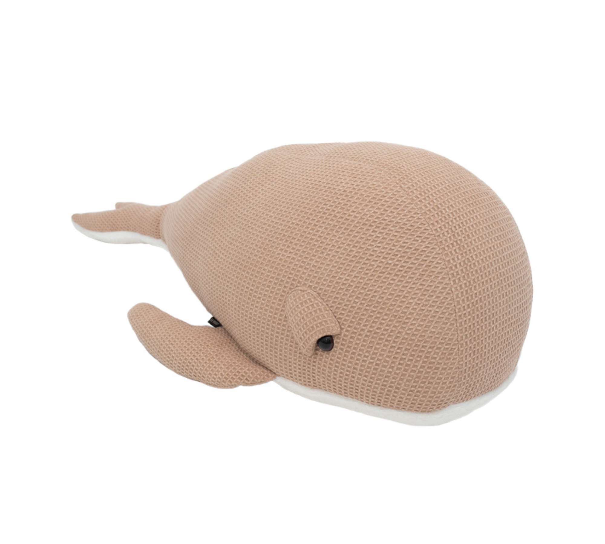 Whale Maxi Soft Toy Cotton Beige