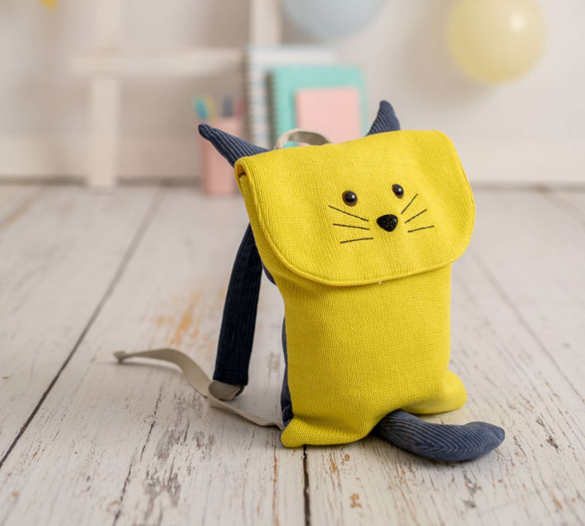 Wolf backpack Cotton Yellow
