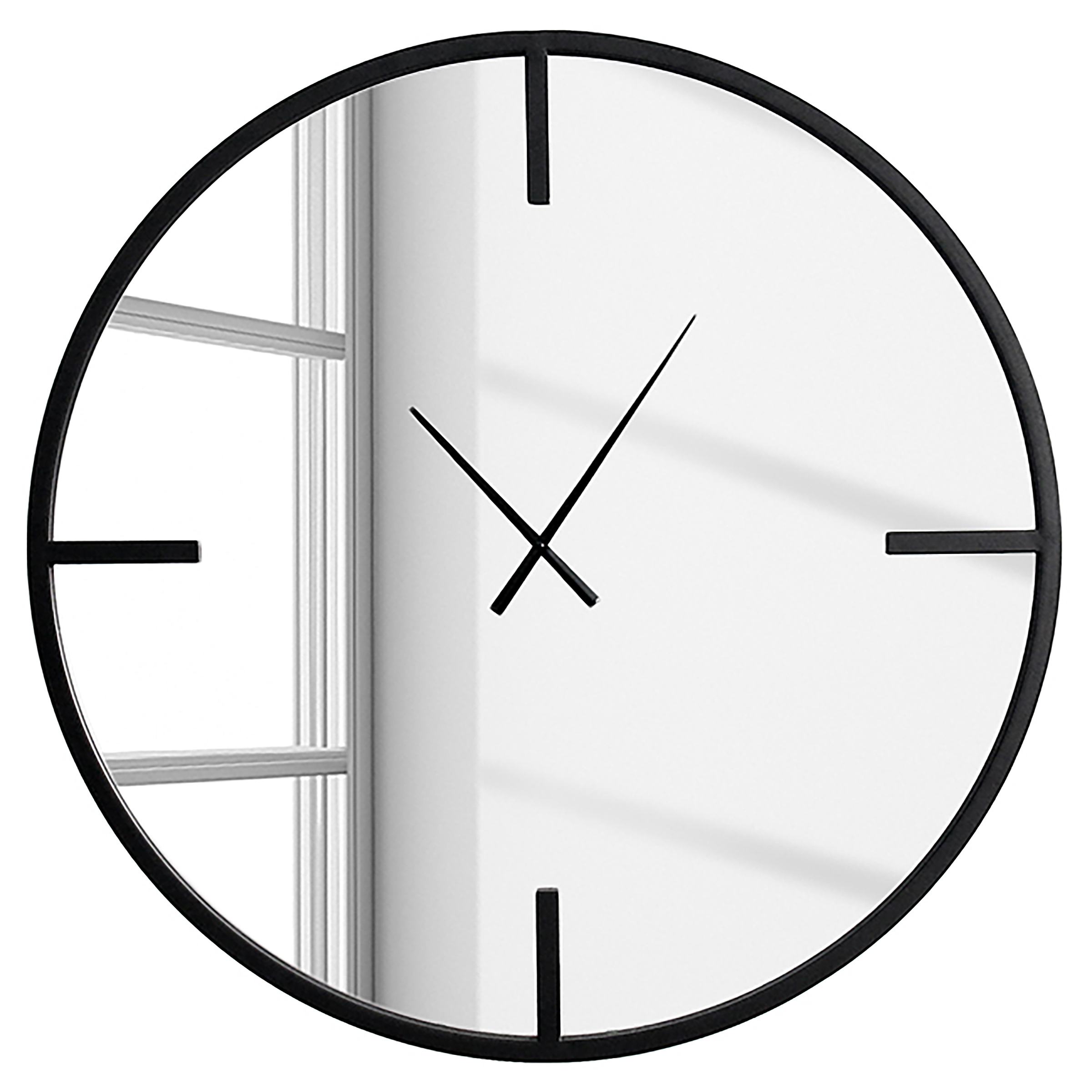 Wall clock Limatour Metal Black